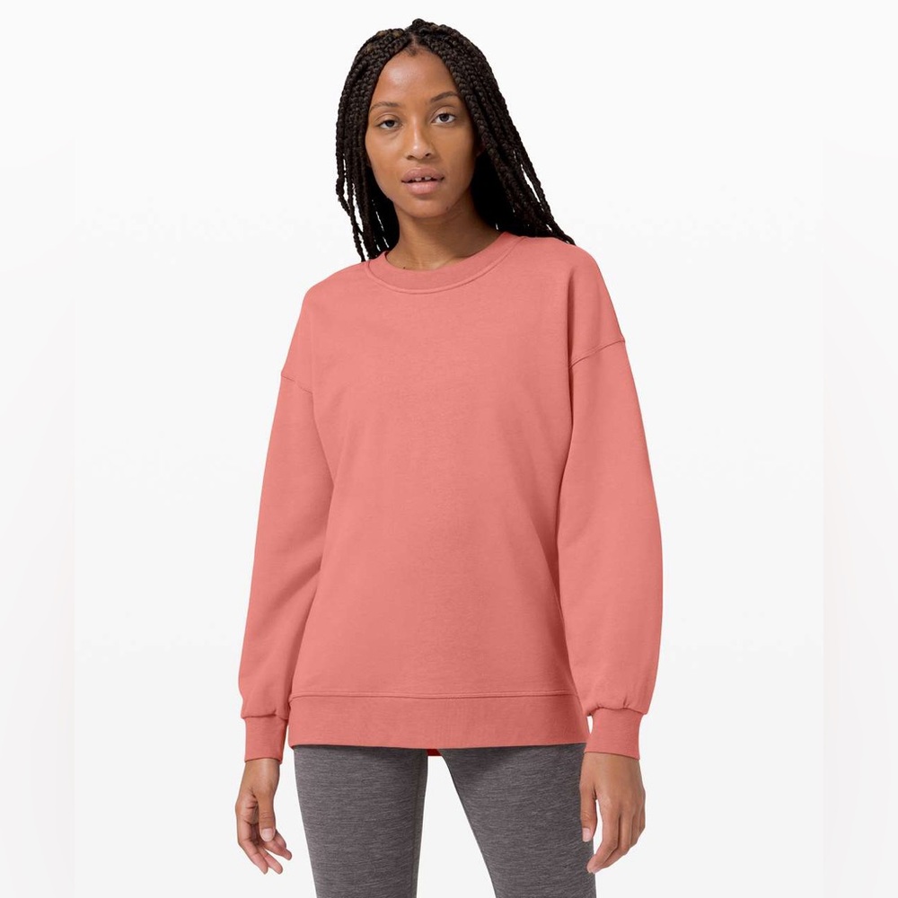 Lululemon Perfectly Oversized Crew Brier Rose